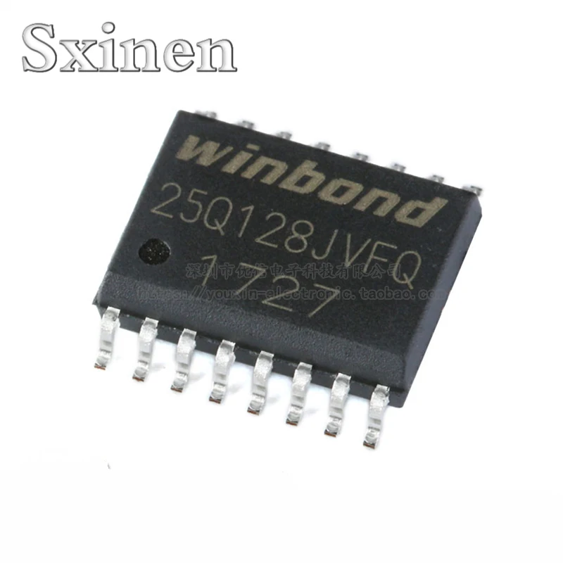 

10 шт., SMD W25Q128JVFIQ SOIC-16 128 Мбит чип флэш-памяти