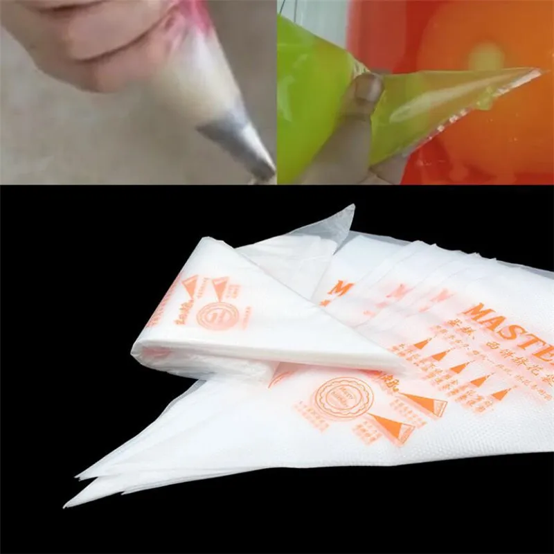 

20PCs/set Disposable Pastry Bags Cake Decoration Tools Kitchen Icing Food Preparation Bags Cake Piping Tools For Baking