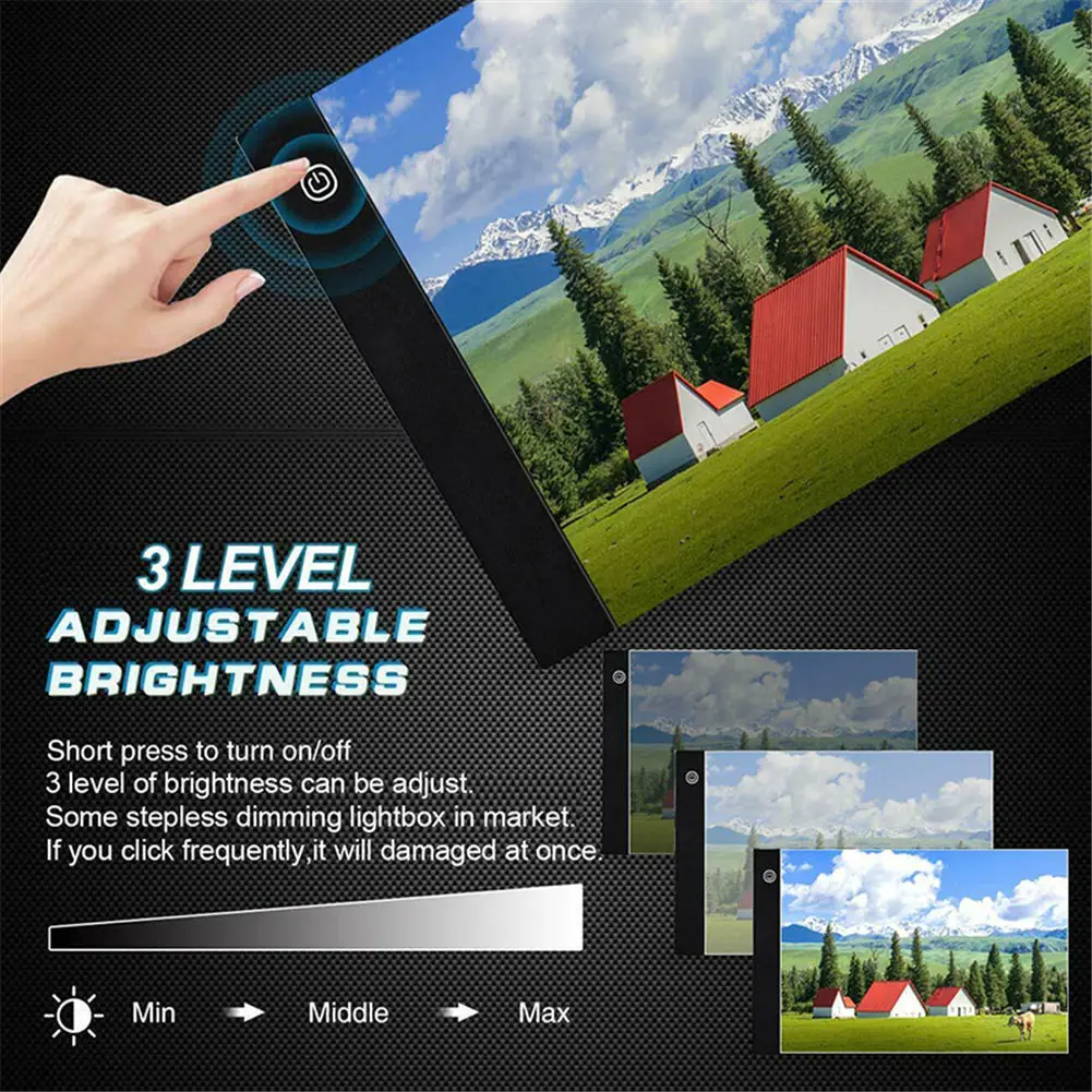 LED Drawing Board Tracing Light Box Stencil Tattoo Copy Artist Craft Table VH99 |
