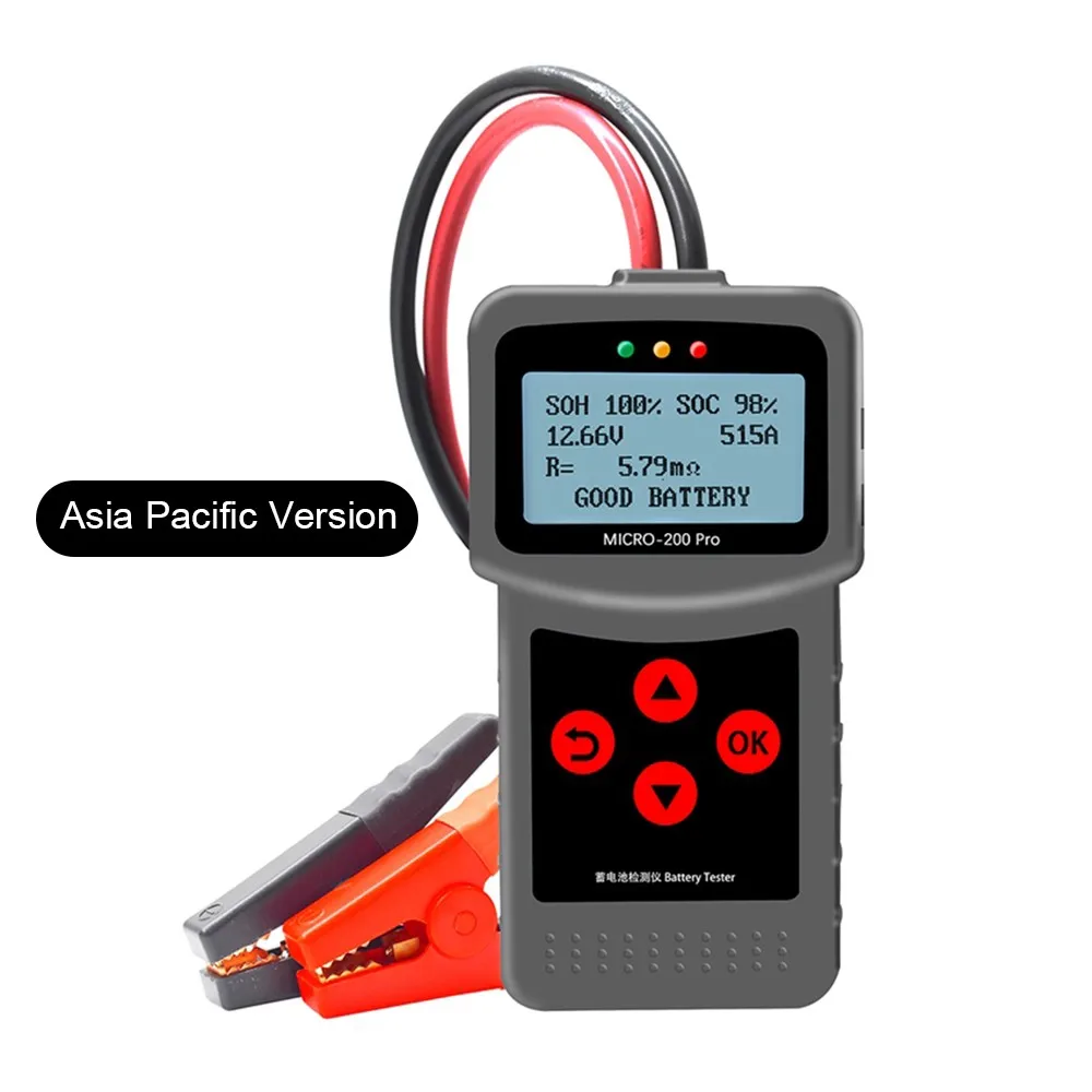 12V 24V MICRO 200 автомобиля gppro Батарея тестер мульти Язык цифровой свинцово кислотный