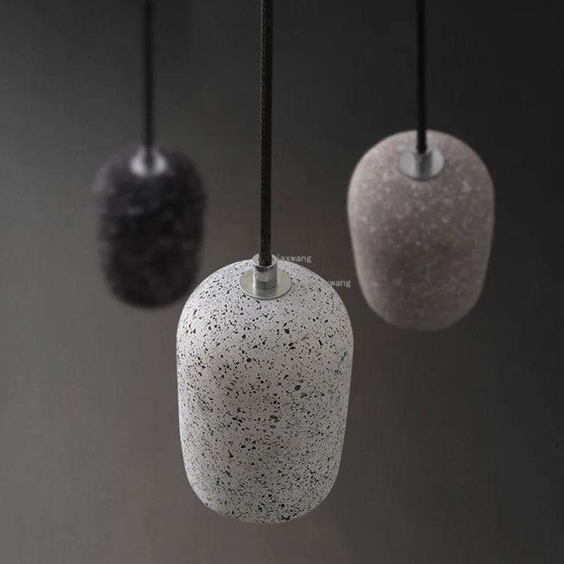 Скандинавский светодиодный подвесной светильник цементный промышленные