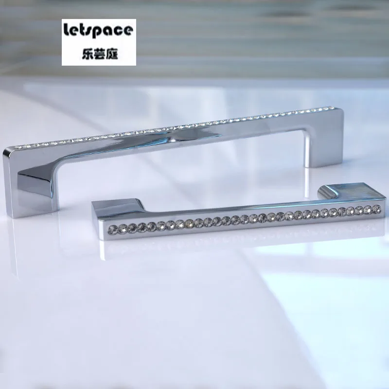 96 128 160 192 мм Современный Модный Роскошный k9 хрустальный шкаф кухонный мебельный