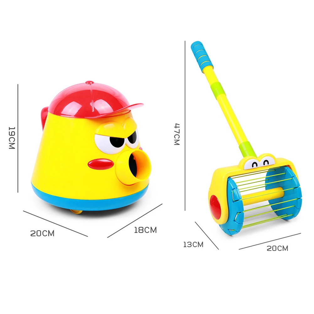 

New Pot Launcher Electric Vacuum Cleaner Set Baby Walker Toys Inertia Game Cannon Pot Toy for Intelligence Development Puzzle#38
