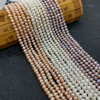 high quality natural freshwater pearls interval loose beads handmade diy ladies elegant necklace bracelet jewelry accessories