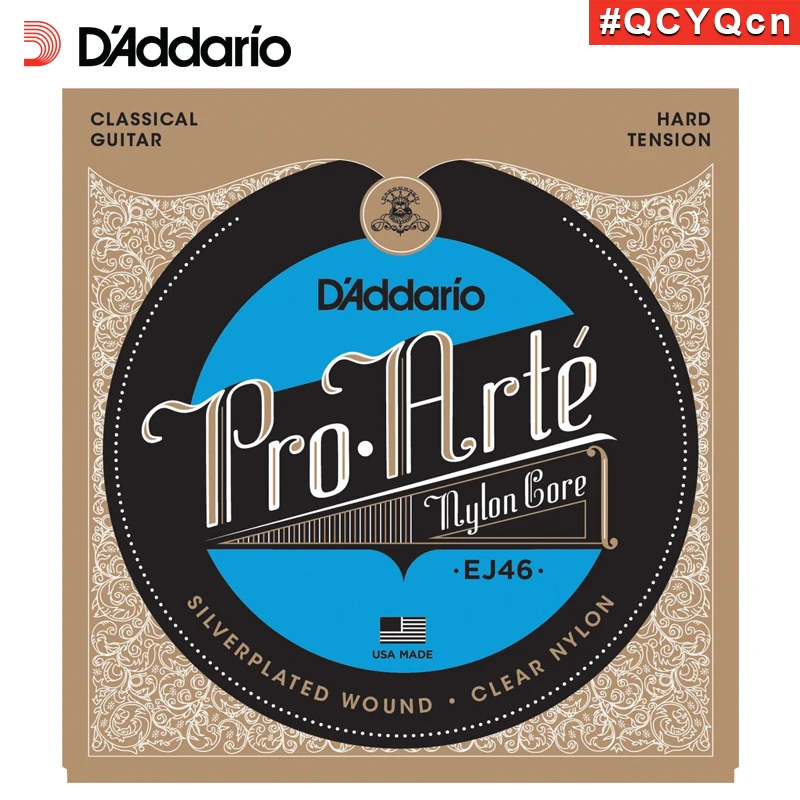 Нейлоновые Классические гитарные струны D'Addario Daddario EJ46 американского