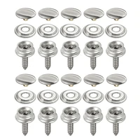 30pcs snap fastener self tapping screw stud snap fastener stainless canvas screw kit socket screw stud support accessories