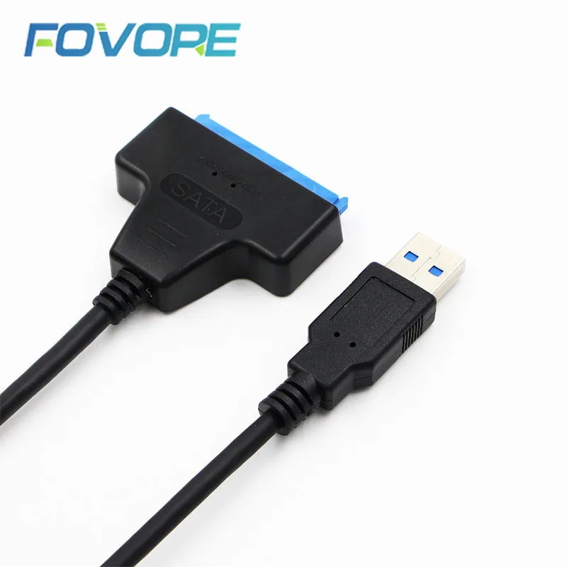 Переходник SATA III USB 2 5 с кабелем внешний жесткий диск в последовательный ATA 22
