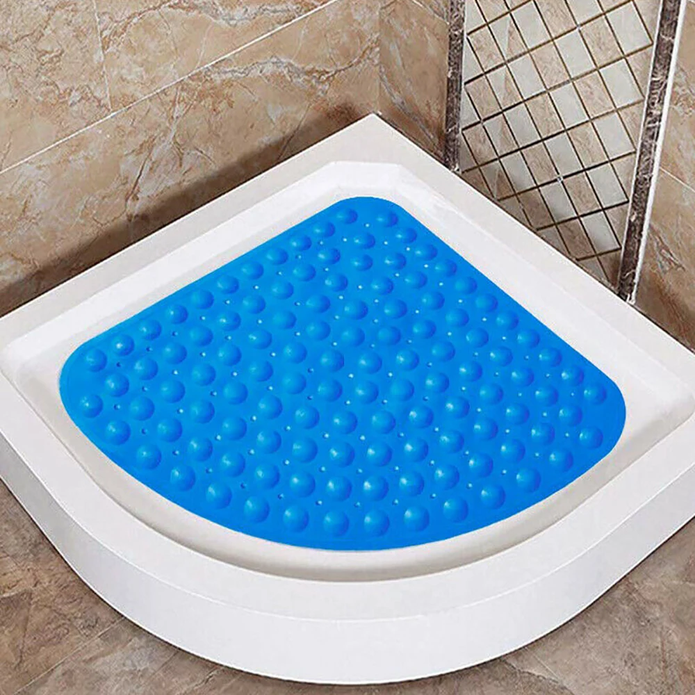 Угловой коврик для душа резиновый противоскользящий квадрантный Коврик ванны