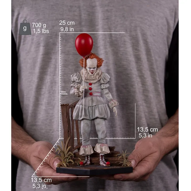 1" Pennywise статуя Джокер бюст Megamind полноразмерный портрет Eric Border анимационная фигурка GK Коллекционная модель игрушки 39 см коробка V29