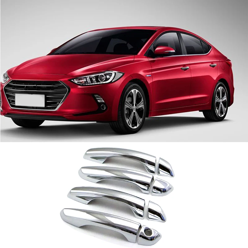 Наклейка на крышку автомобильной дверной ручки для Hyundai Solaris 2017 2018 2019 2020