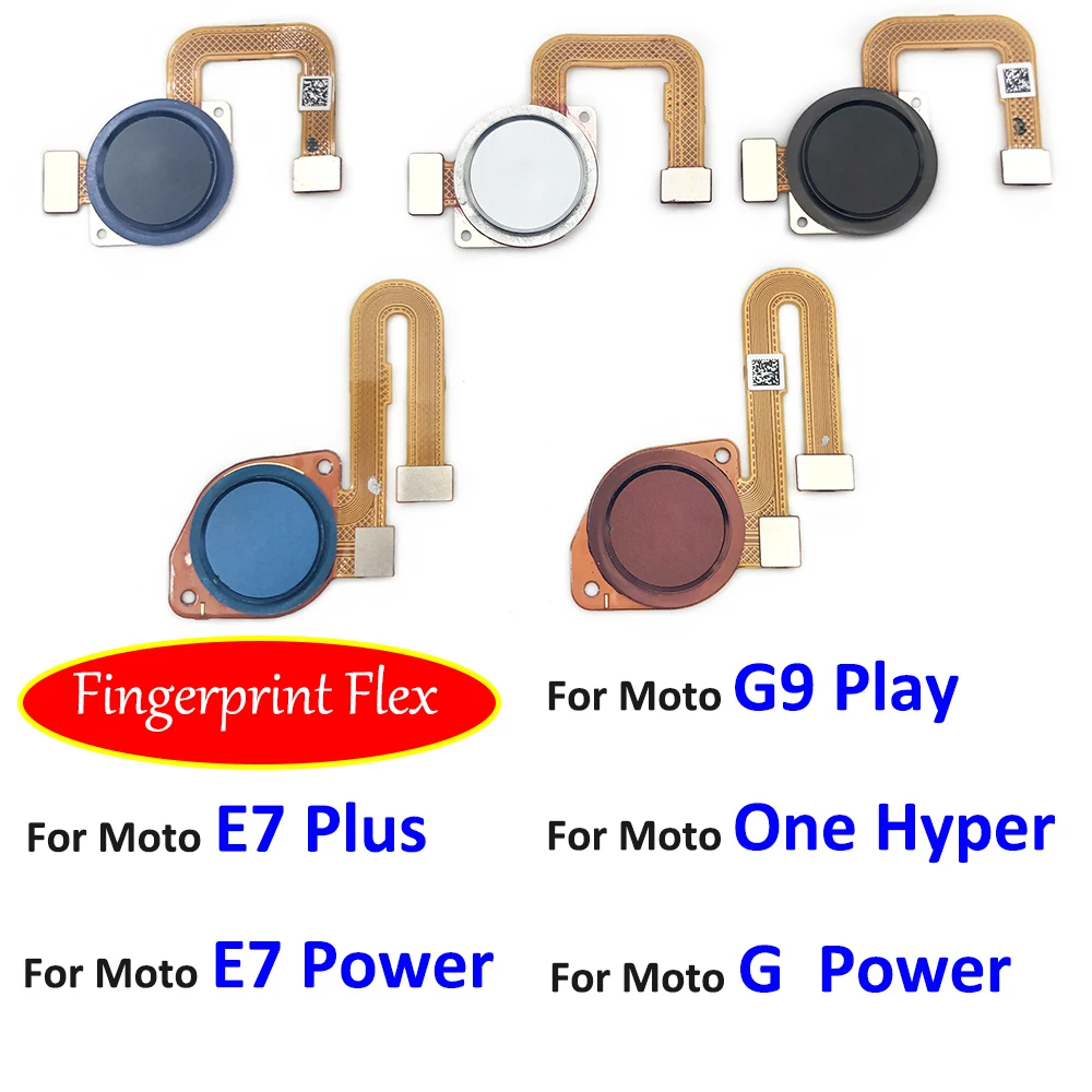 Новинка для Moto G9 Play One Hyper G Power E7 Plus кнопка Home датчик отпечатков пальцев Сенсорный ID