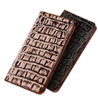 Чехол из натуральной кожи под крокодиловую кожу, магнитный, с отделением для карт мобильный телефон, чехол для Sony Xperia 10 IISony Xperia 1 II