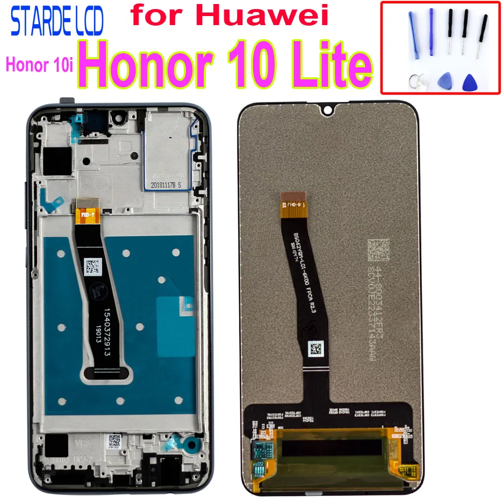 ЖК дисплей с сенсорным экраном и дигитайзером в сборе для Huawei Honor 10 Lite/ 10i