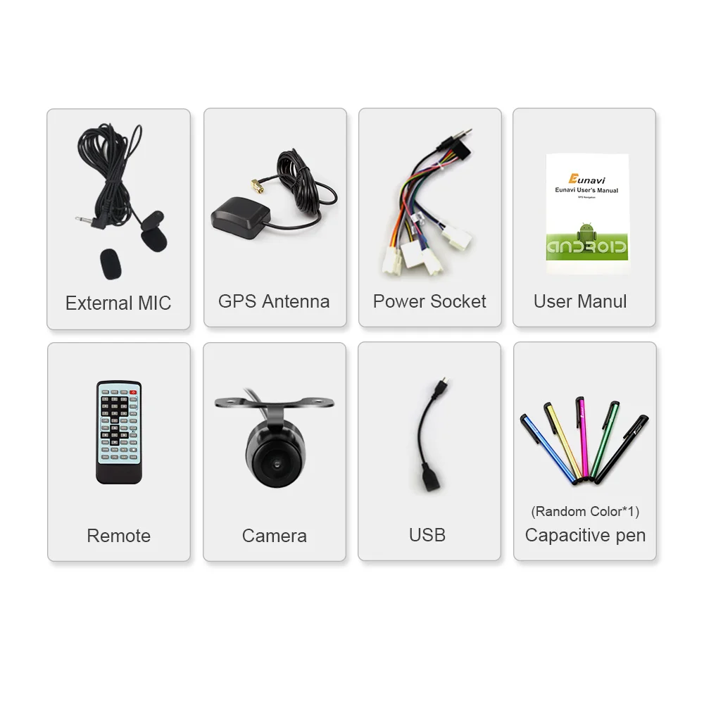 Автомагнитола Eunavi 9 дюймов 1024*600 2 din Android 8 1 GPS стерео для toyota camry 2007 2008 2009 2010 2011 bluetooth