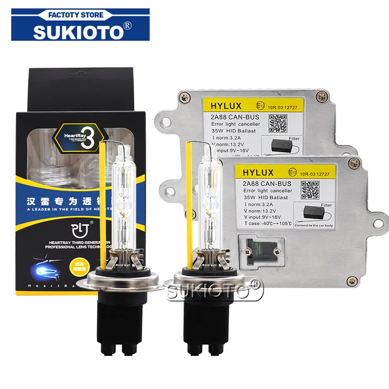 SUKIOTO AC 35 Вт Hylux 2A88 Canbus комплект балластов для ксенона автомобильных ламп HeartRay Xenon H7