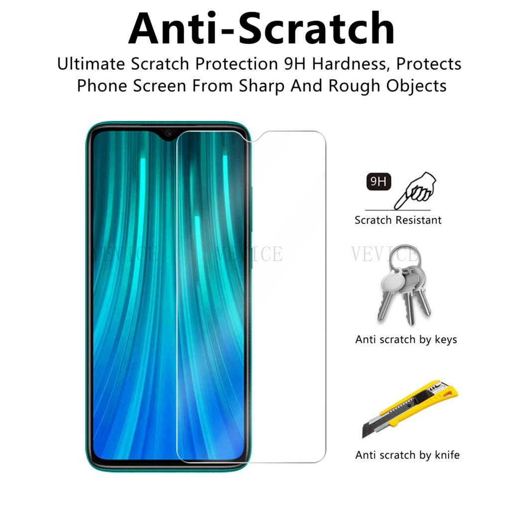 Модная Противоударная защита экрана для Xiaomi Redmi Note 8 Pro защитное стекло на полное