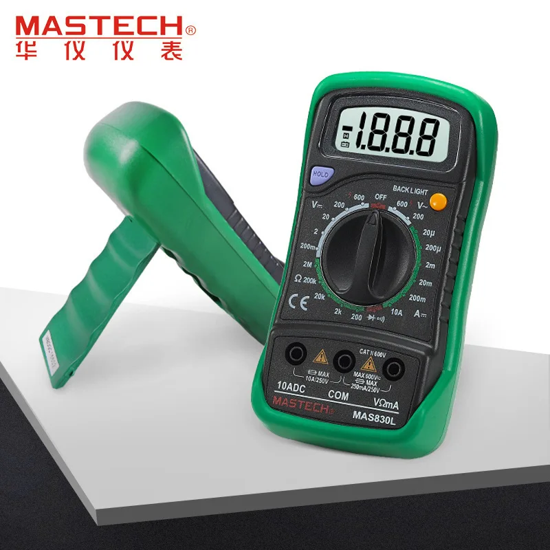 Цифровой Мультиметр MASTECH MAS830L карманного размера измеритель сопротивления