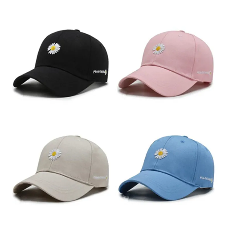 XdanqinX Women's hat cotton baseball cap fashion sports caps for women snapback cap adjustable washable embroidery tongue cap