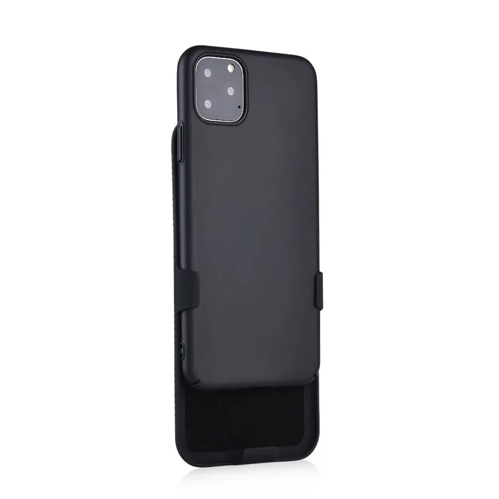 Для iphone 11 Pro Max 11/11 Pro черный гибридный Чехол-Холистер Defender Builder+ Зажим для ремня для iphone XR XS MAX X 7 8 6 6S PLUS 5S