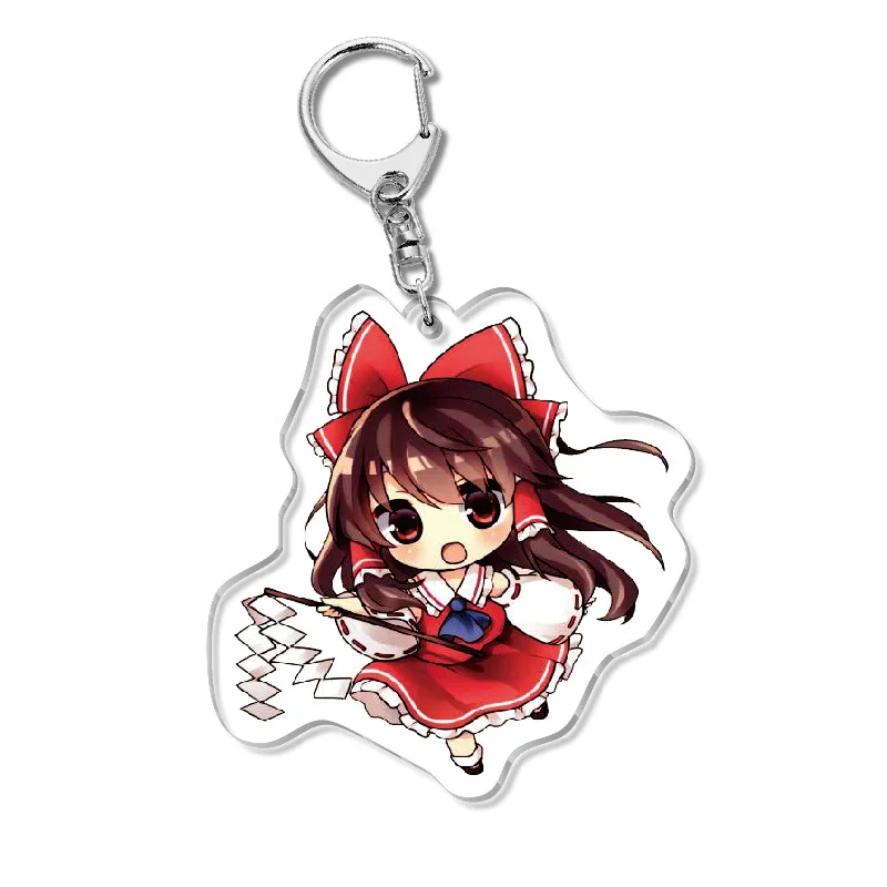 Милая акриловая фигурка Аниме TouHou Project Hakurei Reimu брелок украшение Коллекционная