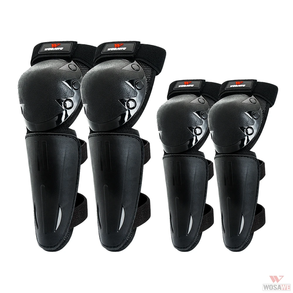 WOSAWE жесткий корпус Велоспорт Налокотники и наколенники охранники набор Сноуборд