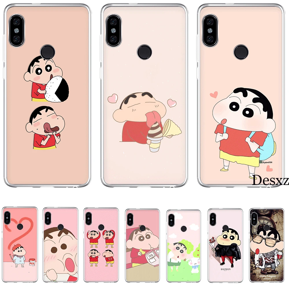 Мобильный телефон чехол для Xiaomi mi 6 8 A2 Lite A1 5X 6X F1 9 9SE SE MAX 3 A3 CC9 CC9E 9T Mix 2S Чехол Crayon Shin
