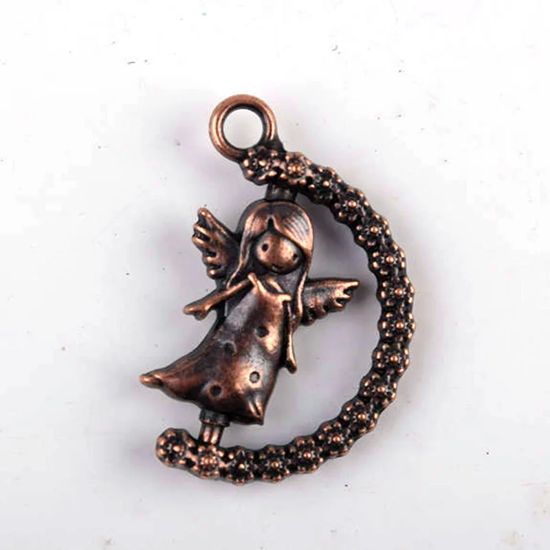 

Металлический вращающийся кулон "Ангел" кольцо для ключей браслет ожерелье ювелирные аксессуары