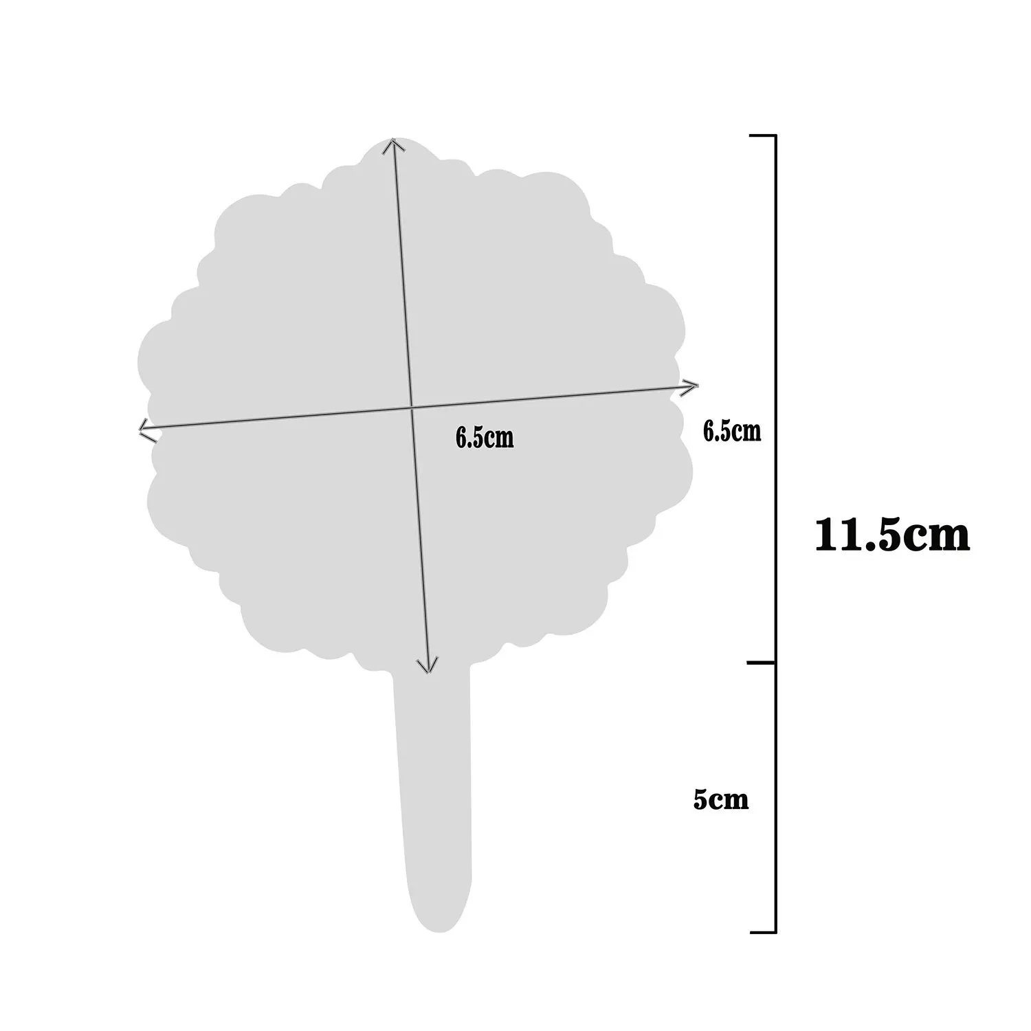 

6pcs black gold Muslim Eid Mubarak moon eid Mubarak custom cake insert party dessert table cake topper label sticker