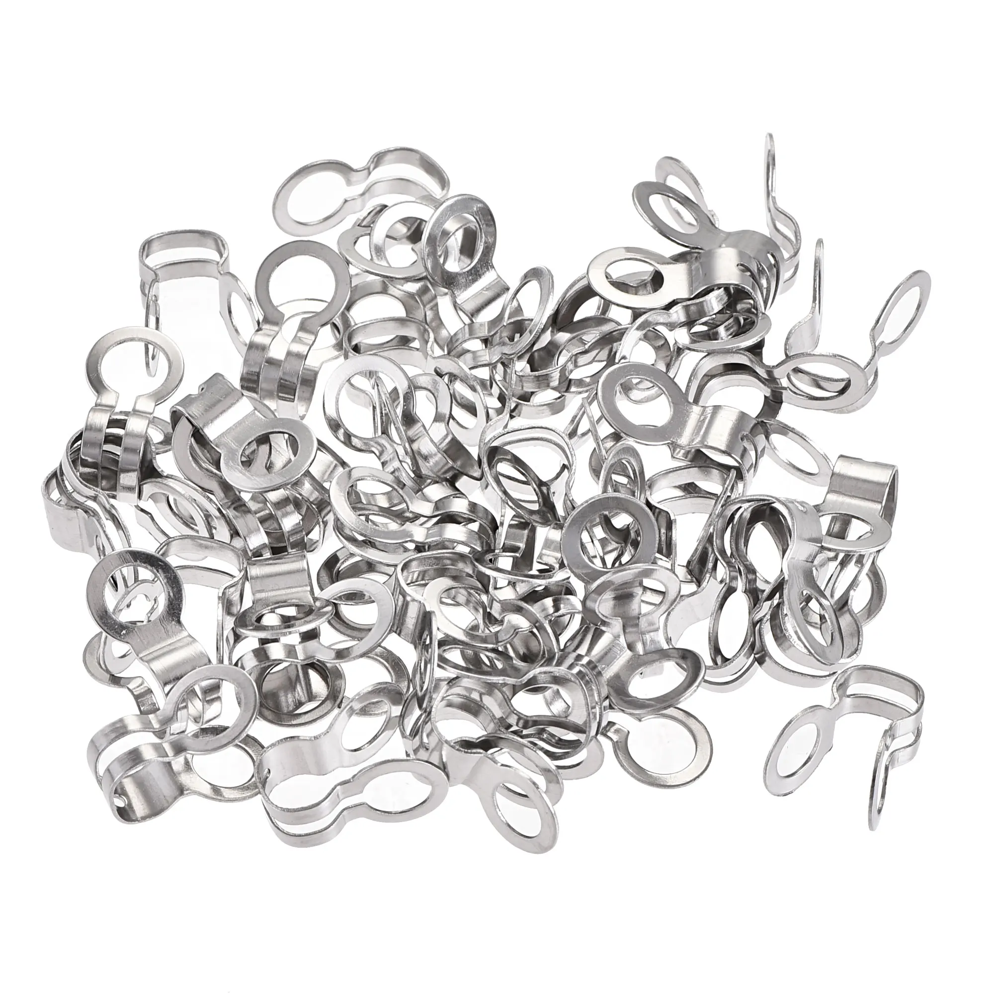 Соединитель цепи Uxcell 5 мм с двойным кольцом звено из нержавеющей стали 50 шт. |