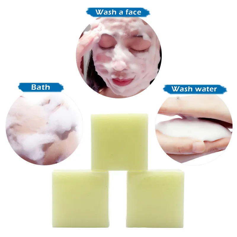 

100g Removal Pimple Pore Acne Treatment Sea Salt Soap Cleaner Moisturizing Goat Milk Soap Face Care Wash Basis Soap TSLM1 Makeup