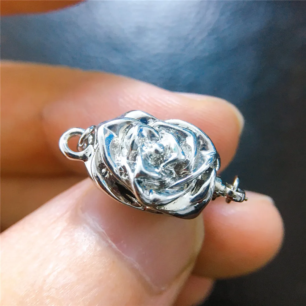 

Застежки для изготовления ювелирных изделий, аксессуары для крепления, крючки из серебра 925 пробы с фианитом и покрытием из жемчуга, ожерель...