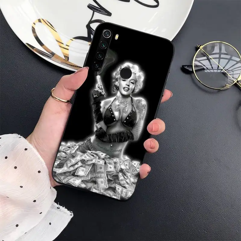 

Marilyn Monroe actress Sexy goddess Phone Case For Xiaomi Redmi 7 8 9t a3Pro 9se k20 mi8 max3 lite 9 note 9s 10 pro