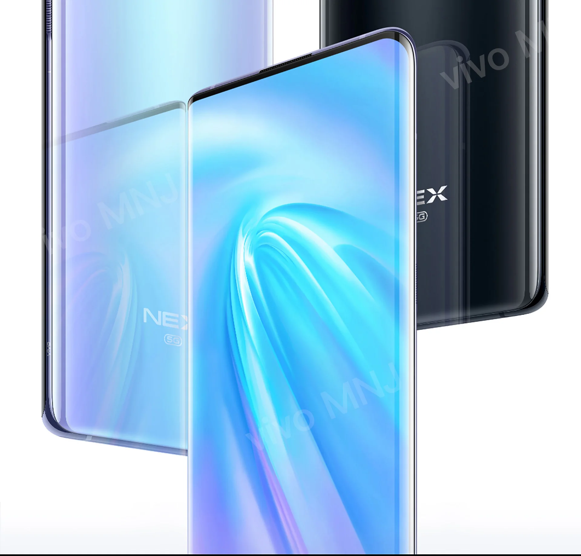 vivo Nex3 5G мобильный телефон 64.0MP камера сотовые телефоны 4500mAh Большая батарея 44W быстрая зарядка 6,89 дюймовый экран смартфон