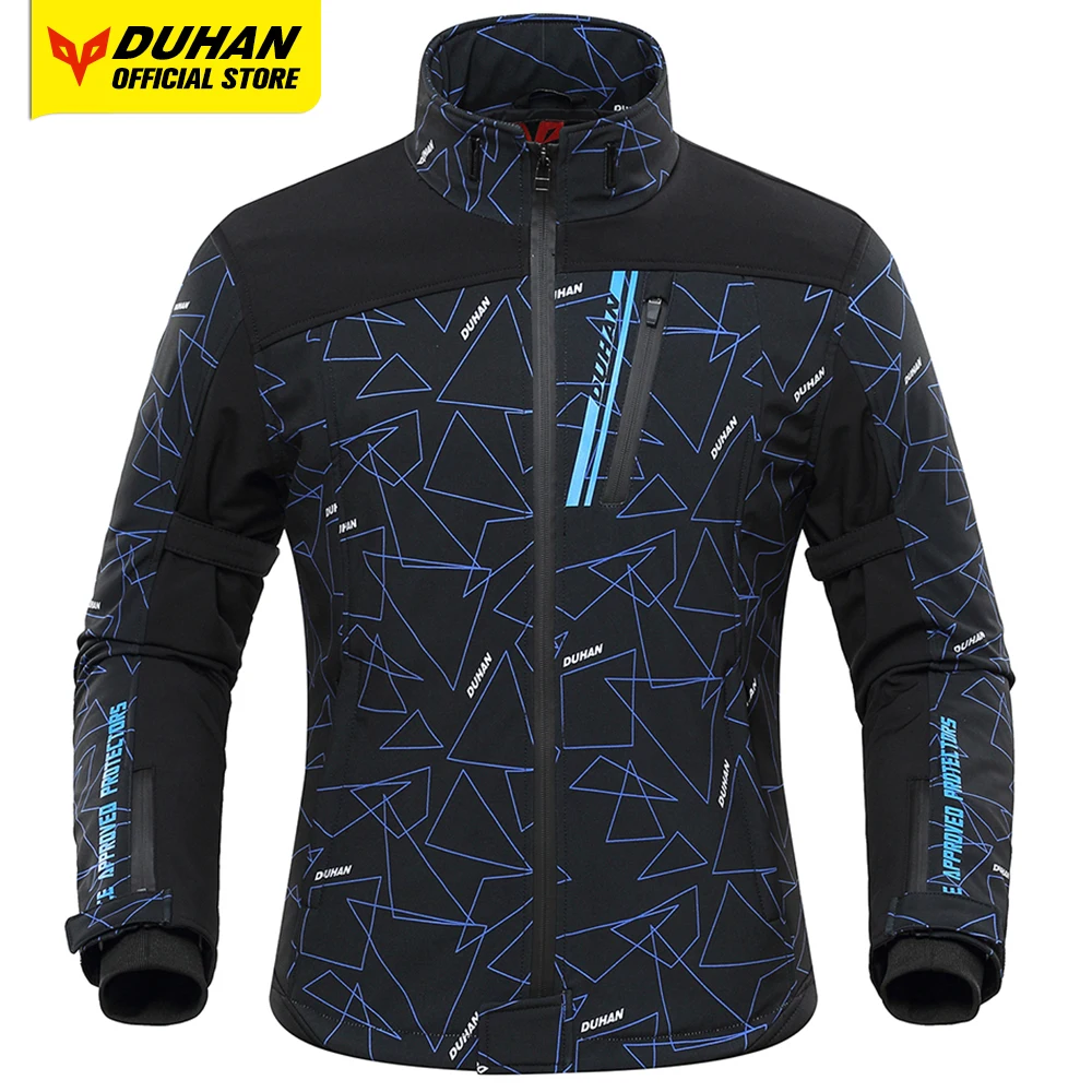 

DUHAN Motorcycle Heated Jacket Electric Heating Keep Warm Motocross Jacket Women Men Thermal Body Protective Moto Cycling Jacket