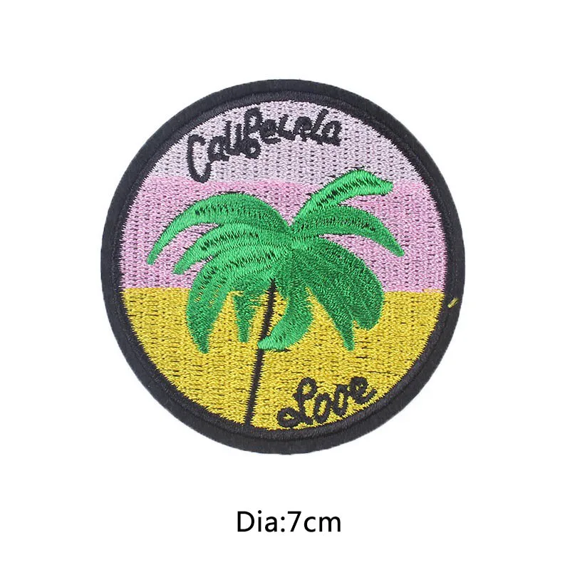 Нашивки для одежды пейзаж полоса аппликация Tshrit Art горный DIY аксессуары нашивки на одежду наклейки железные на нашивки - Цвет: PE3562CT