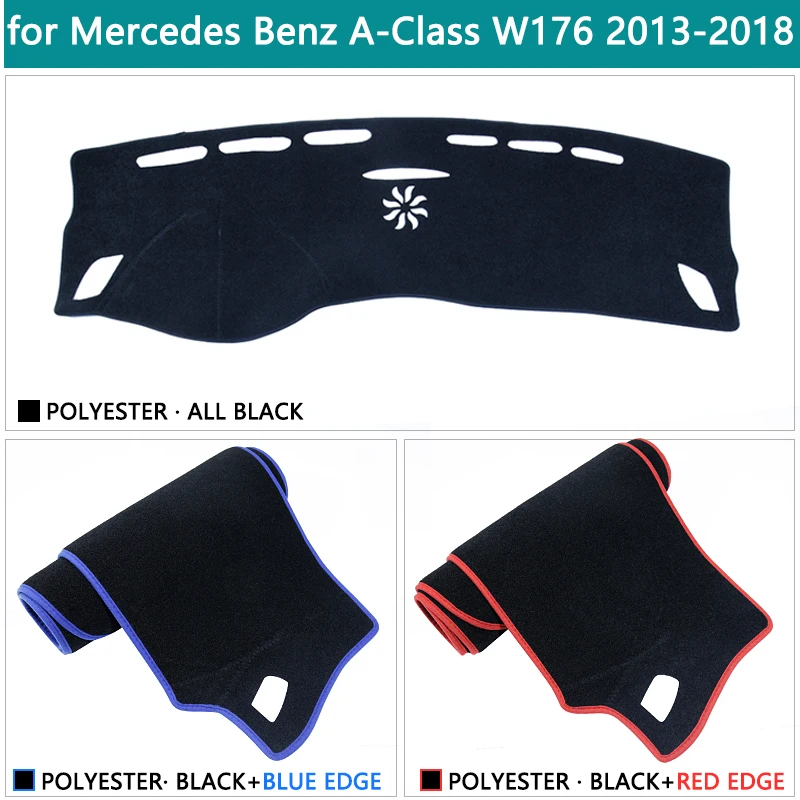 For Mercedes Benz A-Class W176 A-Klasse A160 A180 A200 A450 Anti-UV Dashboard Mat Cover Sunshade Dashmat Carpet Car Accessories |