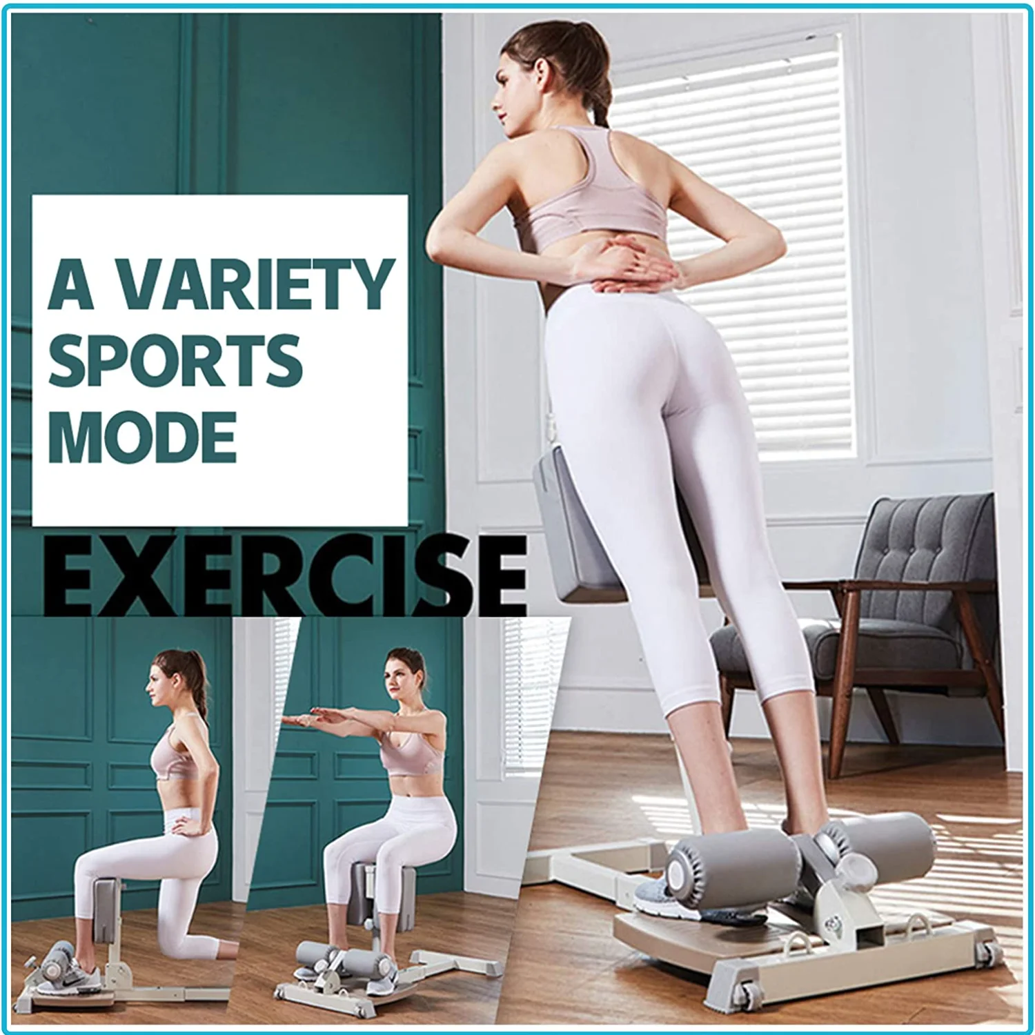 

Home Gym Exercise Station Leg Exercise Machine, Luxury Multifunctional Squat Chair