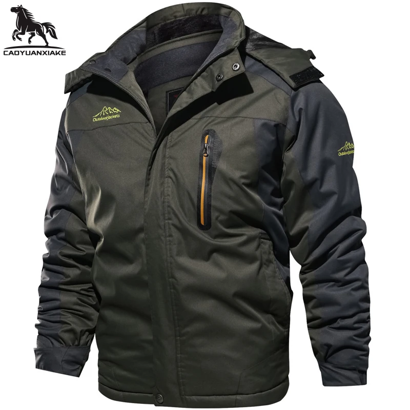 

Зимняя Мужская парка, бриджи 7XL, 8XL, 9XL, мужские куртки, Мужская бархатная утепленная ветровка с капюшоном, мужская повседневная теплая куртка, пальто 828