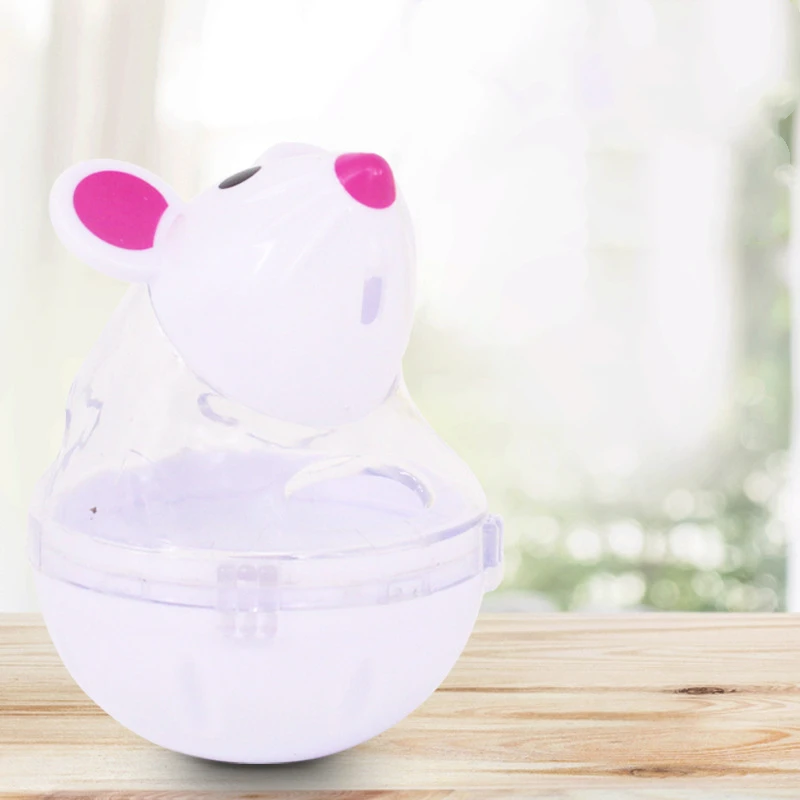 

Cat Toy Mouse Shape Smart Pet Toys Interactive Food Dispenser For Cats Playing Training Pet Supplies