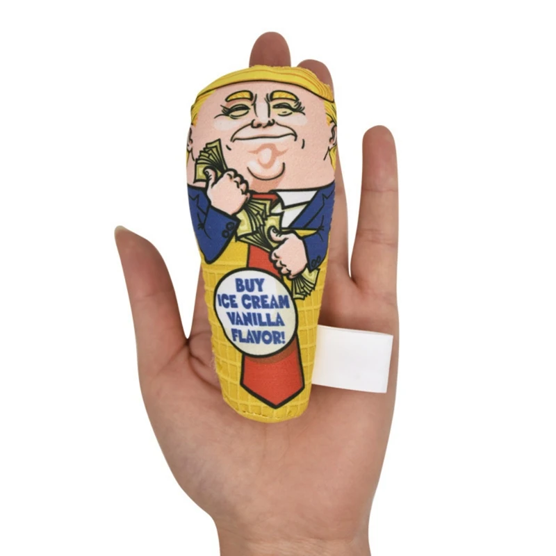 Игрушка для кошек жевательных Дональд Трамп дизайн забавная собак игрушки пищат