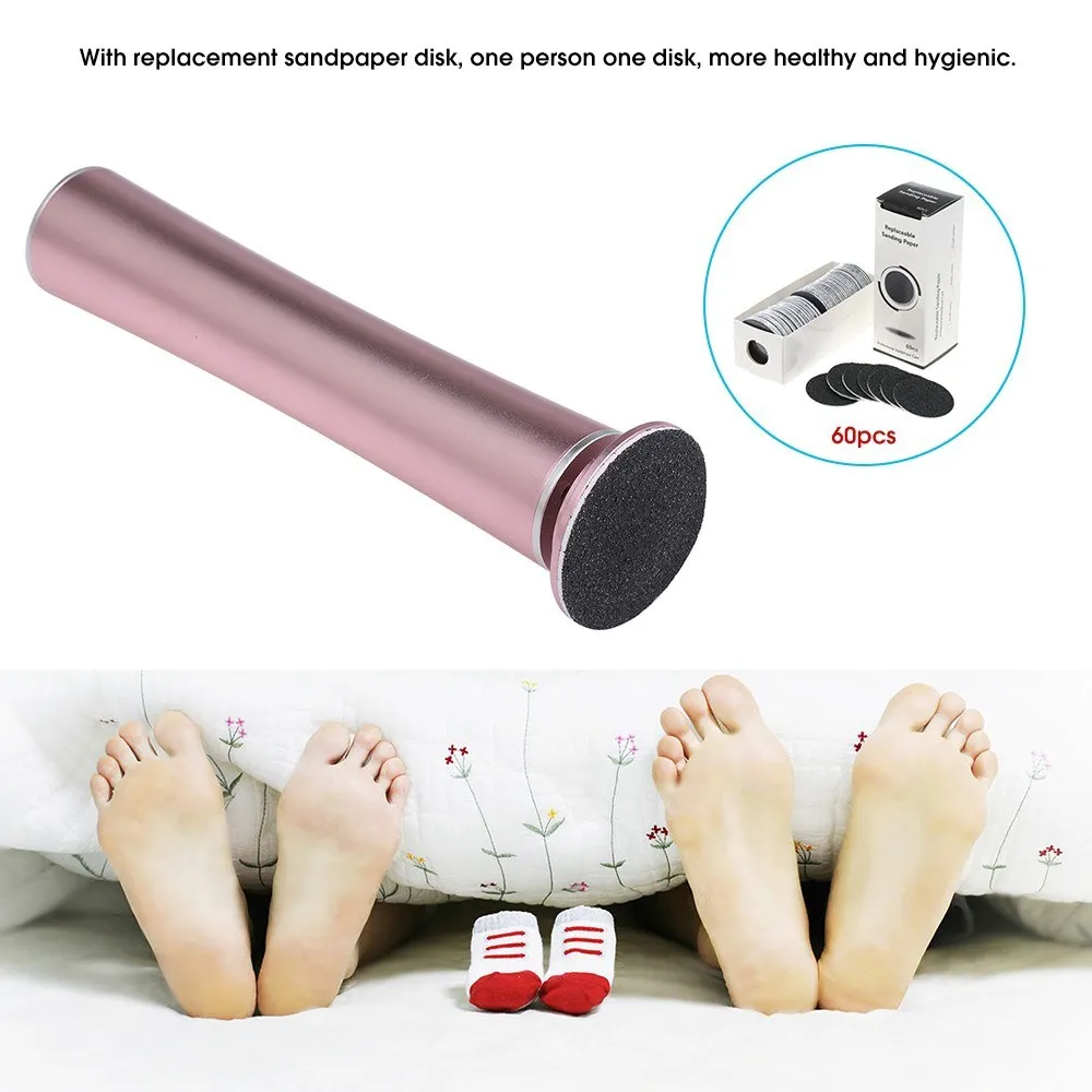 Аппарат для удаления мозолей ног 60 шт. черный электрический инструмент ухода за