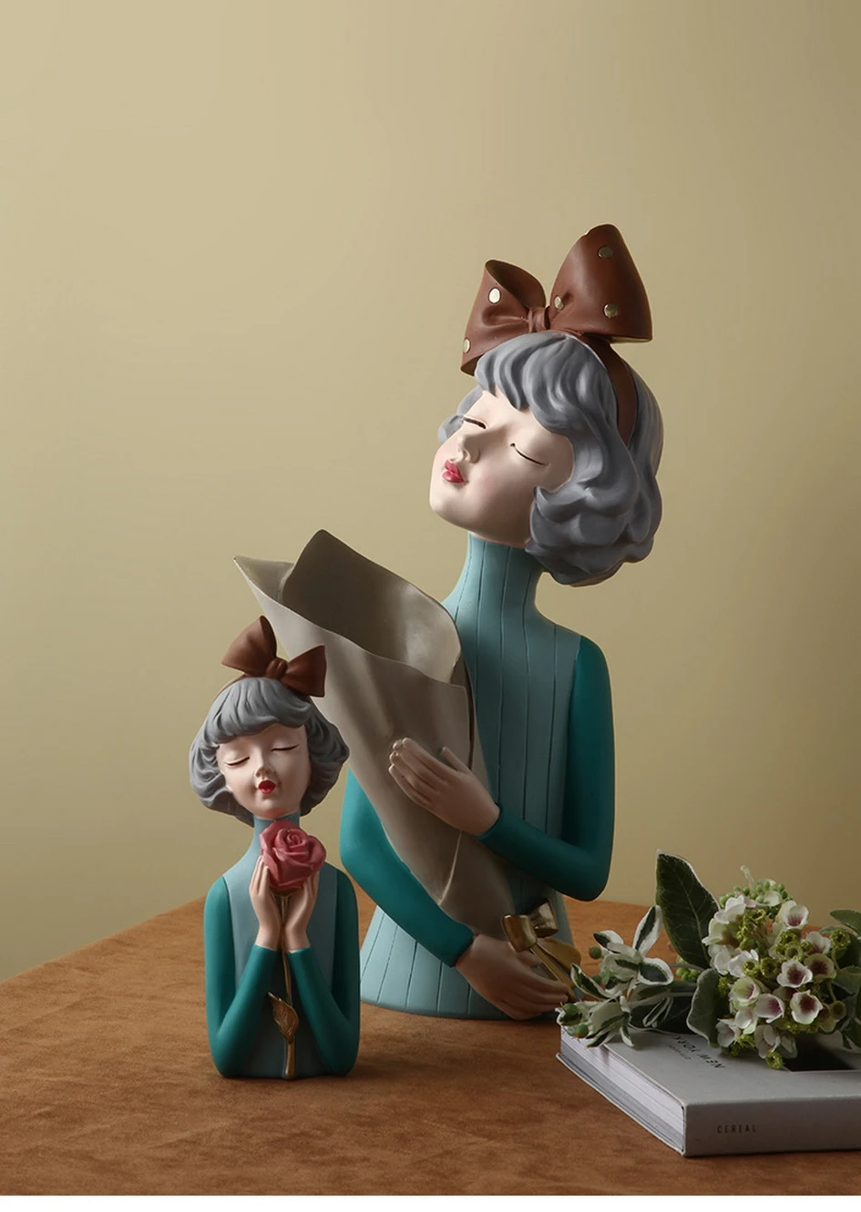 FAKEME Modern Girls Resin Figurine Home Living Room Tabletop Desktop Dried Flower Holder Vase Sculpted Anti-Slip Shelf Girls Ornaments Blue FAKEME Modern Girls Resin Figurine Home Living Room Tabletop Desktop Dried Flower Holder Vase Sculpted Anti-Slip Shelf Girls Ornaments Blue