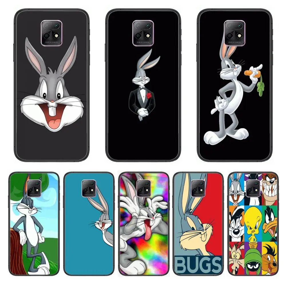 

Cartoon Rabbit Quality Phone Case For XiaoMi Redmi 10X 9 8 7 6 5 A Pro S2 K20 T 5G Y1 Anime Black Cover Silicone Back Pretty
