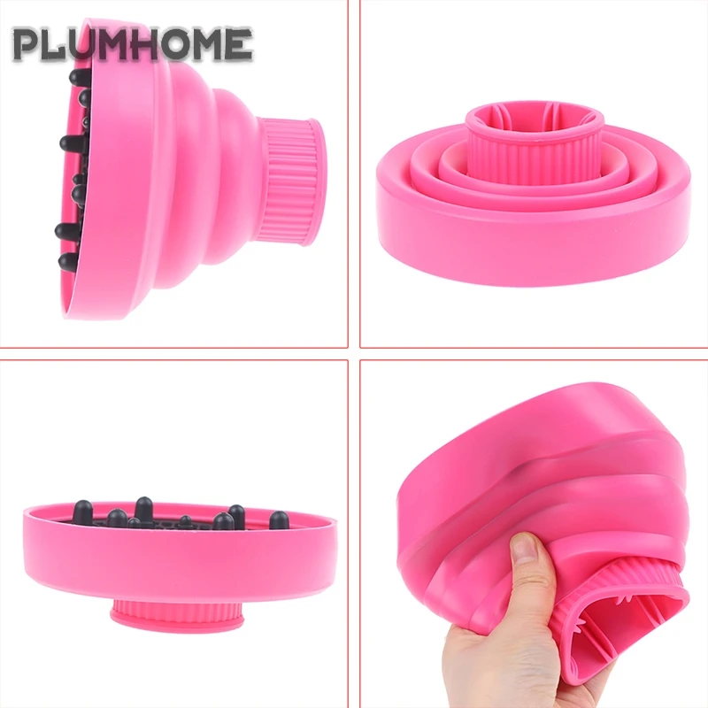

Hot Sale Universal Hair Diffuser Professional Adaptable Foldable Portable Blow Dryers Cap Easy Use Practical Hair Styling Tools