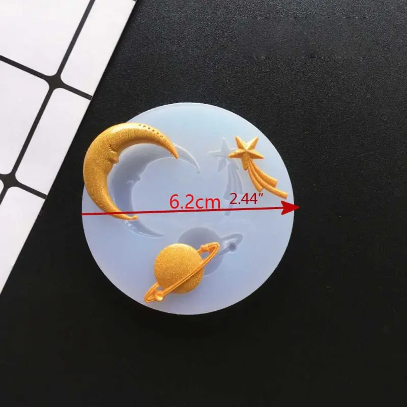 Силиконовая форма для подвески в виде Луны звезды морской ракушки краба лодки