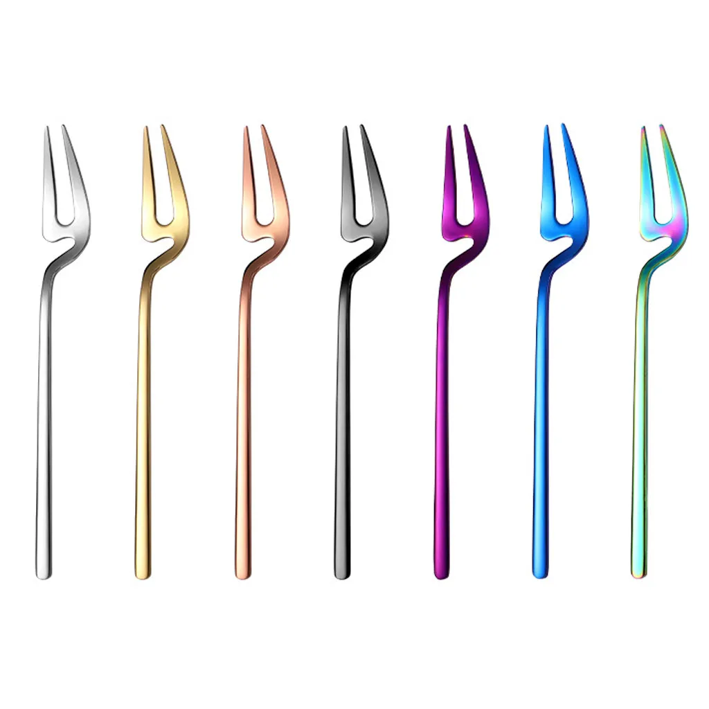 Подвеска из нержавеющей стали чашка вилка Кофе Чай Spork Столовые приборы Наборы