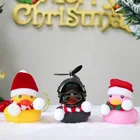 Рождественское украшение для автомобиля желтая утка с шлемом сломанный Ветер шлем для дорожного велосипеда моторный шлем для езды на велосипеде аксессуары для автомобиля Декор