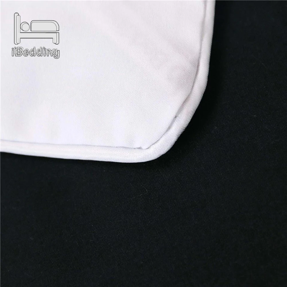 Ikat Java синий мини 3D комплект постельного белья с принтом пододеяльник набор