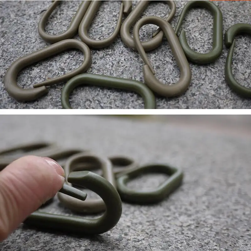 

5Pcs/Lot Plastic Generic Outdoor Molle Tactical Backpack Multiuse Durable Quick Release D-Ring Carabiner Locking Buckle