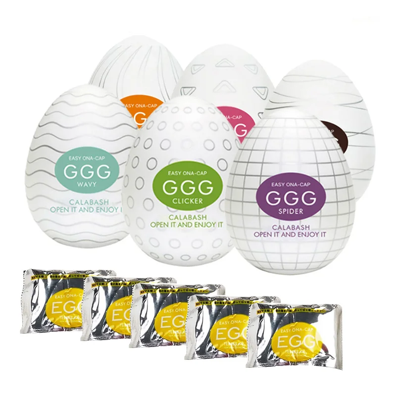 6 шт. мастурбация с яйцами TENGA мужские мастурбаторы Реалистичная Вагина большая